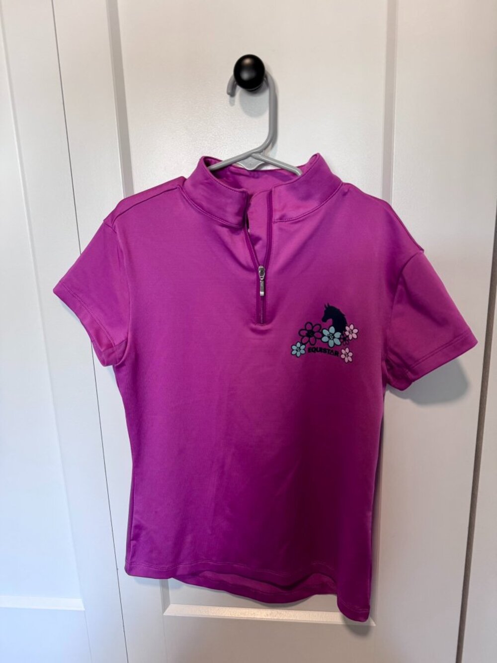 EquiStar Quarter Zip Youth Short Sleeve Sunshirt